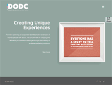Tablet Screenshot of dodc.ca